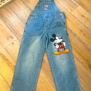Disney Mickey Mouse overalls S